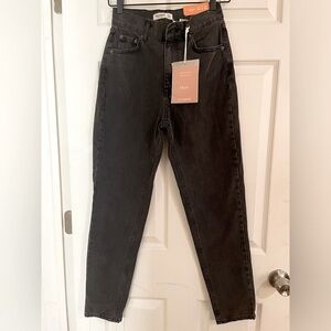 Pull and bear Black High-Waisted Women's Jeans